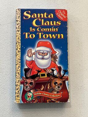 Santa Claus Is Comin To Town 1970 VHS Holiday Classics Christmas Movie Pre-Owned